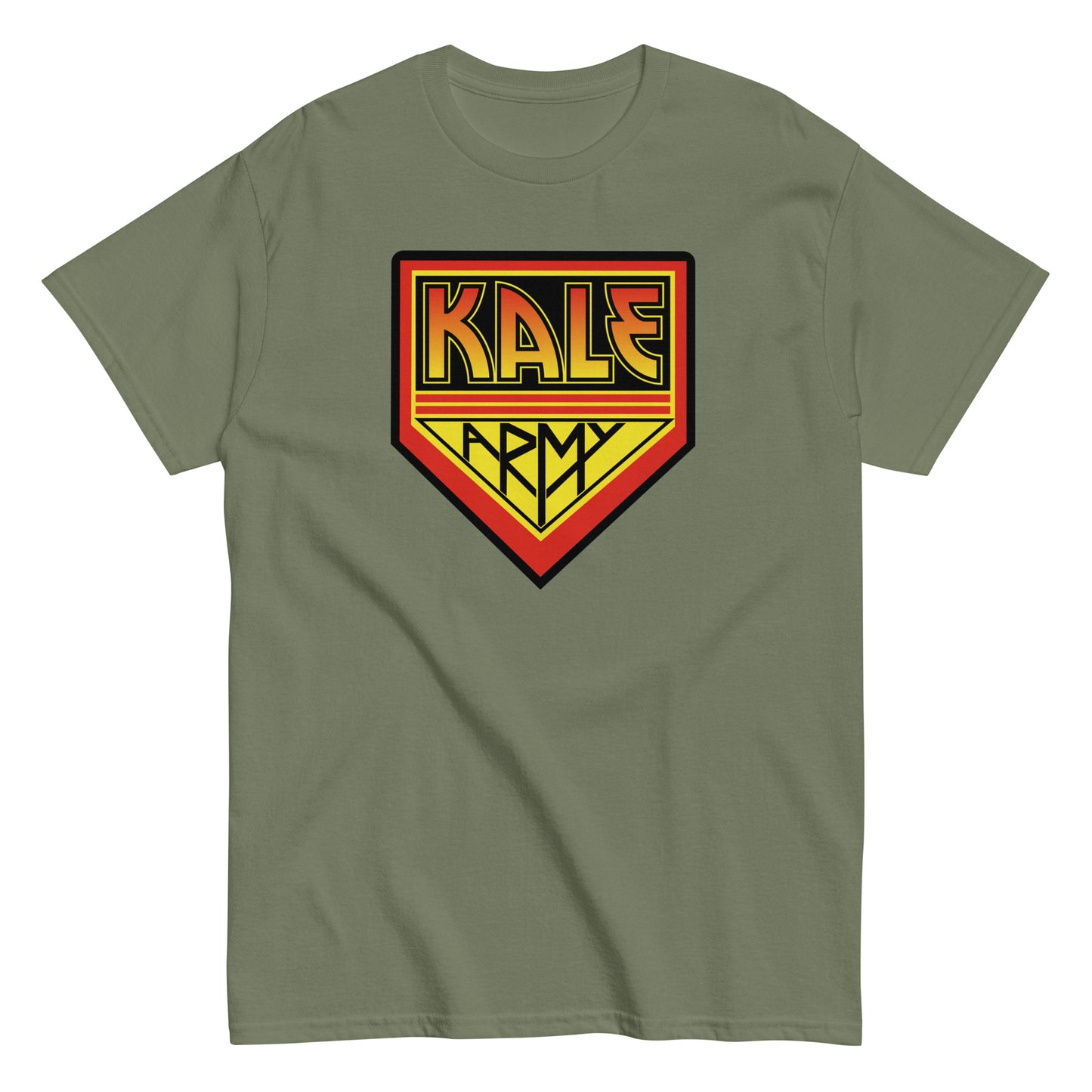 Kale Army Rock Shirt Men's classic tee - White Buffalo Vegan Apparel