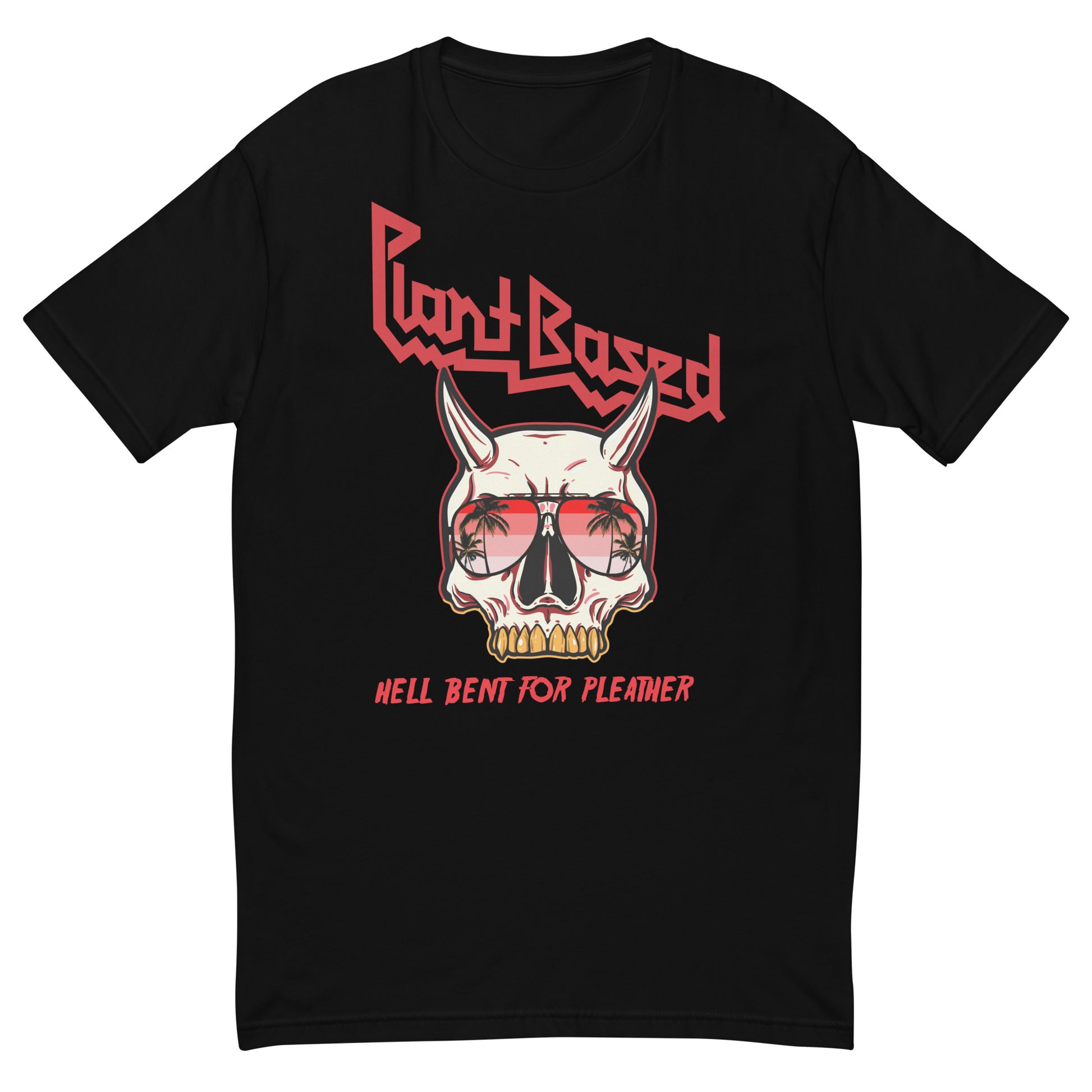 Hell Bent For Pleather Red version Short Sleeve T-shirt