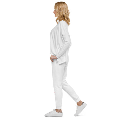 I LOVE TOFU Vegan Unisex fleece sweatpants created by White Buffalo Vegan Apparel