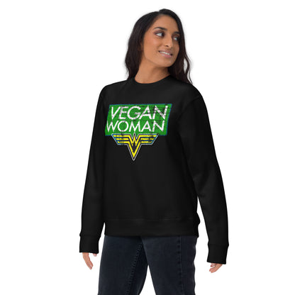 VEGAN WOMAN Premium Sweatshirt
