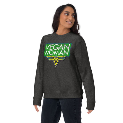 VEGAN WOMAN Premium Sweatshirt